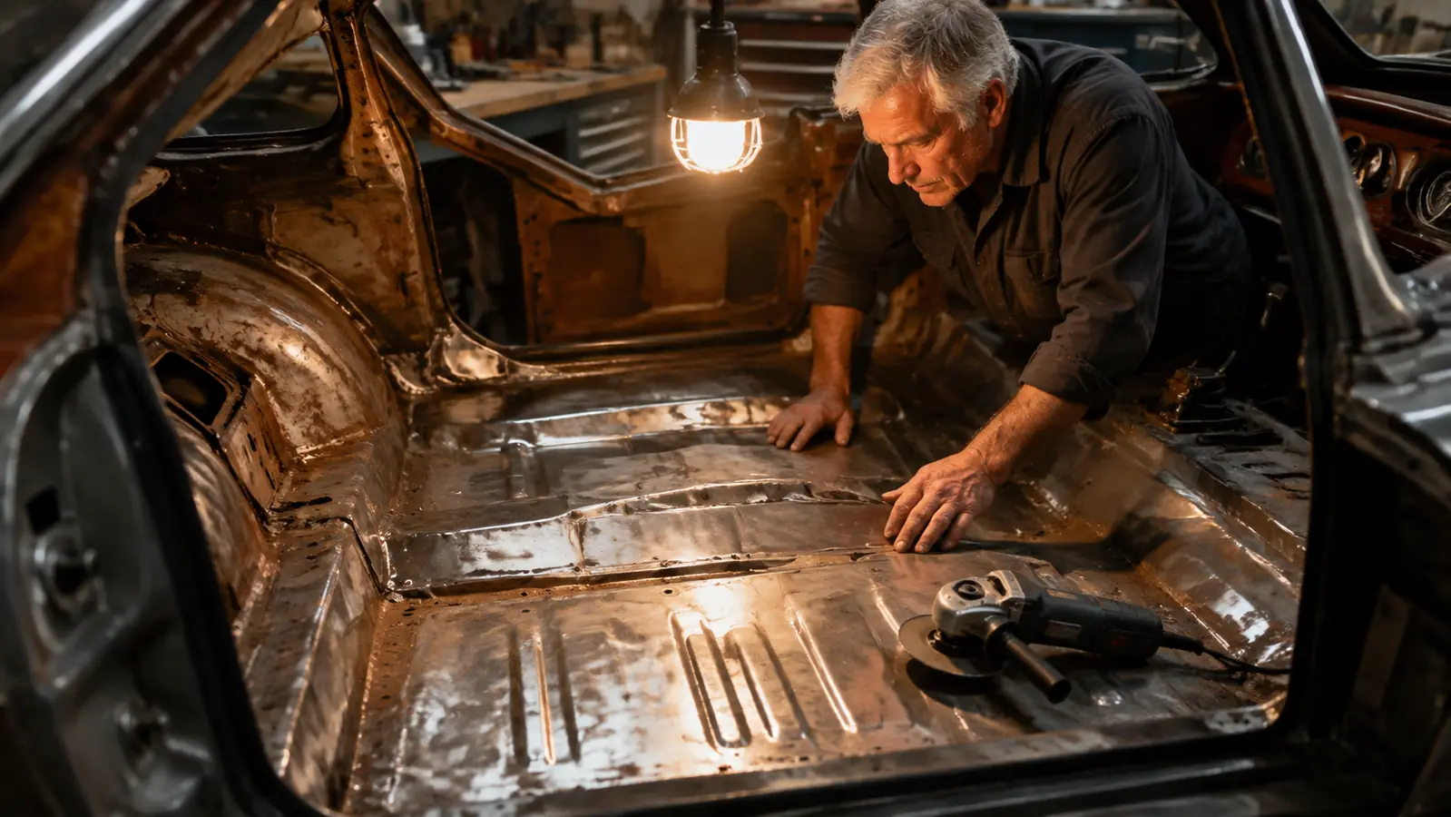 How to Treat Surface Rust Before Primer on a Classic Car