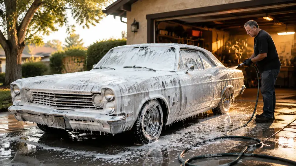 How to Wash a Classic Car Without Scratching the Paint